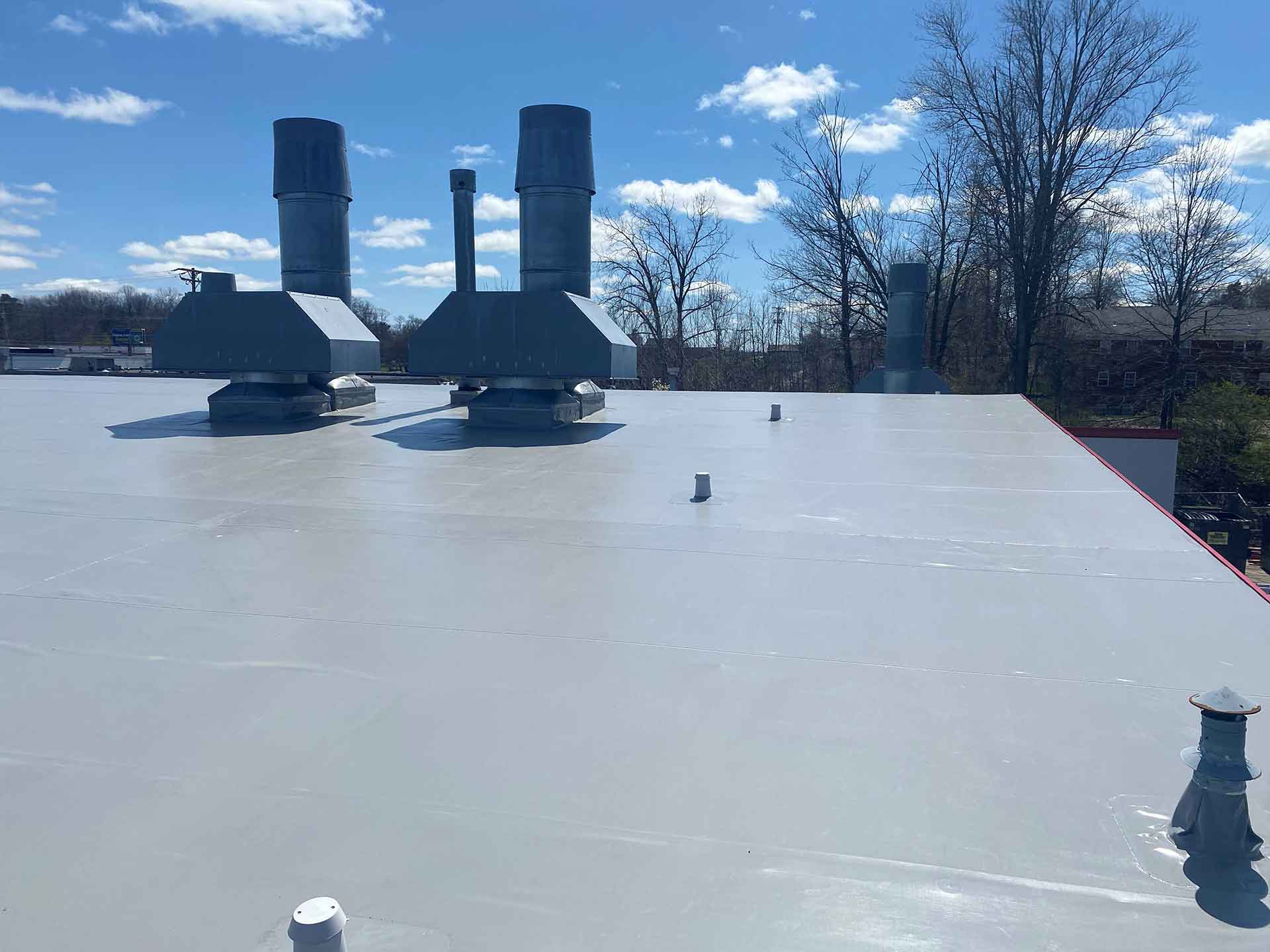 king collision commercial roof system