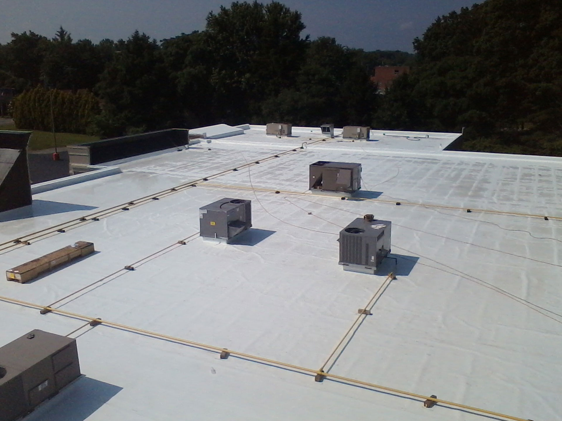 commercial roof after services